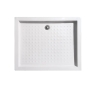Душовий піддон з сифоном прямокутний Mixxus HARD ST01-100x80x13 NEW діаметр зливу 52 мм (MI8430) - 1