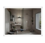 Дзеркало Mixxus FLAT MR04-80x60 з Led Touch, Anti-fog, димером, регулятором яскравості, годинник (MI6928) - 1