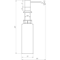 Дозатор рідкого мила BS8445 (97949003041926008) - 3