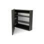 Дзеркало з шафкою Vivia Loft 600x550 (Еко) Антрацит (А0060505) - 3