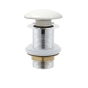 Донний клапан для раковини без переливу MIXXUS POP-UP-09 WHITE 1 1/4'' (СLICK-СLACK) (AC3567) - 1