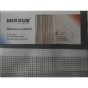 Шторка для ванной Mixxus SCT-017 1800x1800мм, с кольцами, узор «Полоска бело-черная» (AC3587) - 3