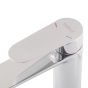 Смеситель для умывальника Haiba PARMA 001 (NUT), низкий, цвет «Хром» (HB9680) - 4