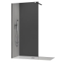 Душова перегородка Walk-In KOER SR SP01-100x200-TR-01 прозоре скло EASY CLEAN 8мм ХРОМ (KR5393) - 1