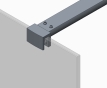 Душова перегородка Walk-In KOER SR SP01-100x200-TR-01 прозоре скло EASY CLEAN 8мм ХРОМ (KR5393) - 8