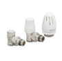 Комплект для підключення радіатора Koer SET-14 - 1/2"x3/4" (кутовий) з термоголовкою ЗЗ (KR3178) - 1