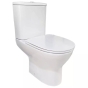 Унітаз-компакт Devit Basic Round 3020147 безобідковий з кришкою soft-close, білий (589348) - 1