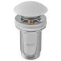 Донний клапан для раковини KOER PW-07-11 1 1/4'' з переливом автоматичний СLICK-СLACK (KR5784) - 1
