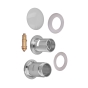 Донний клапан для раковини KOER PW-07-11 1 1/4'' з переливом автоматичний СLICK-СLACK (KR5784) - 6