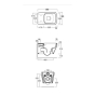 Унитаз подвесной SIMAS Baden Baden белый BB18/F87(85) (WHITE) - 2