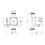 Насос циркуляционный Forwater 25/8-180 New с гайками (CV019330) - 7