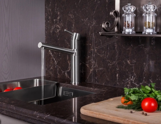 Смеситель для кухни Imprese Pivot LSS сатин (f03408502LS) - 2