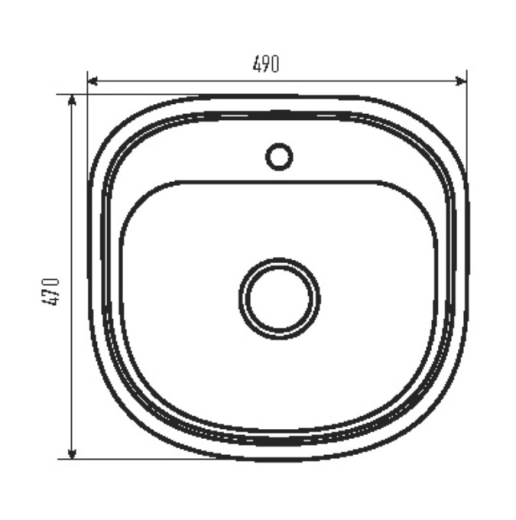 Мийка кухонна ZERIX Z4947-08-180MD micro decor (ZS0569) - 4