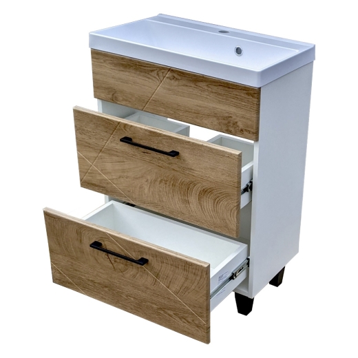 Тумба Vivia Велла (A0054118) без умывальника Idea 60 Ш2 (wood) - 2