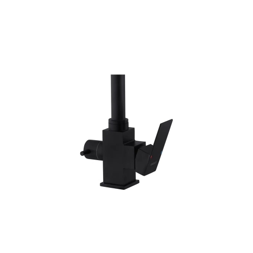 Смеситель для кухни с подключением к фильтру Kroner KRP Edelstahl Kubus - SCH03810 черный матовый (CV027939) - 4