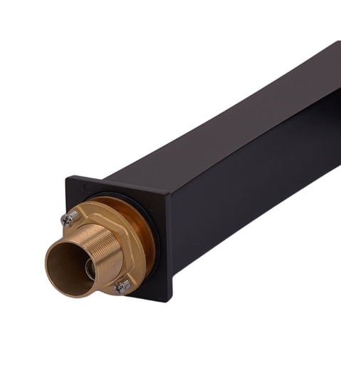 Смеситель для умывальника Koer KB-11007-05 высокий, черный (KR3441) - 4