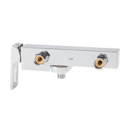 Смеситель для ванны с коротким изливом Koer KB-41009-01 хром (KR3502) - 4
