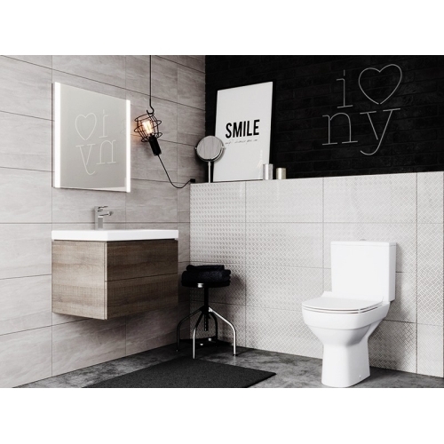 Унітаз-компакт Cersanit 604 CITY NEW CLEAN ON 011 3/5 K35-038 - 4