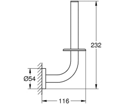 Вертикальный бумагодержатель Grohe Essentials 40385001 - 2