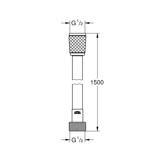 RELEXAFLEX шланг для душу 1500 мм - 2