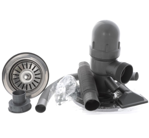 Кухонна мийка ZERIX Z4848-06-160D (decor) (ZM0558) - 3
