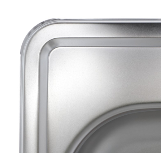 Кухонна мийка ZERIX Z4848-06-160E (satin) (ZM0557) - 2