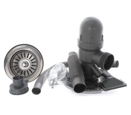 Кухонна мийка ZERIX Z4848-06-160E (satin) (ZM0557) - 3