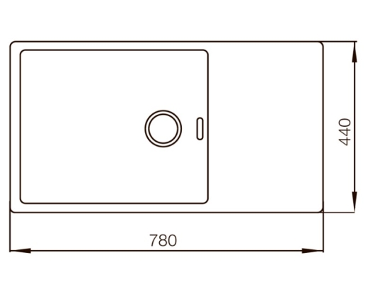 Мойка MIXXUS MX7844-200x1.2-PVD-BRONZE (MX0562) - 4