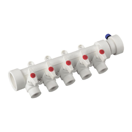 Коллектор 5-way с шаровыми кранами (40x20) PPR KOER K0172.PRO (KP0222) - 2