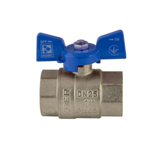 Кран кульовий KOER 1" ГГБ (KR.217.B) синій (KR2718) - 3