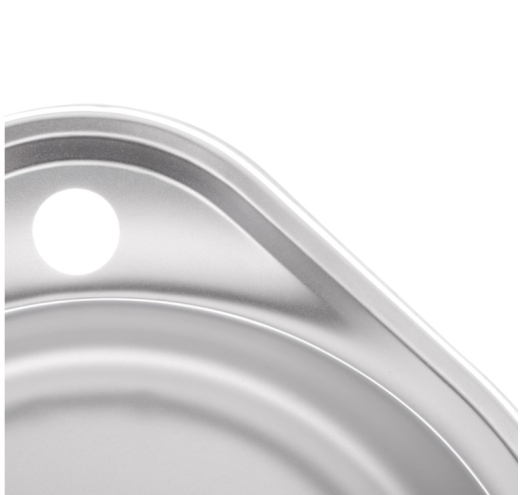 Кухонна мийка ZERIX Z4843-06-160E Satin (ZS0566) - 2