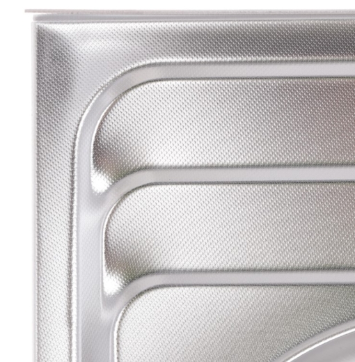 Кухонна мийка ZERIX Z8060B-08-180MD Double Micro Decor (ZS0611) - 2
