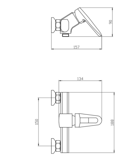 Змішувач для душу Mixxus Pegas 003 (MI6246) - 5