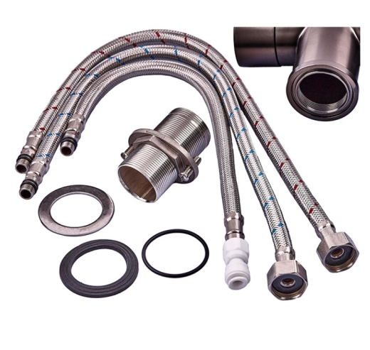 Змішувач для кухні Zerix KIT-021 Graphite REFL.Black (ZX5559) - 5