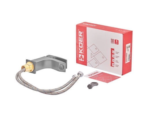 Смеситель для умывальника Koer KB-10007-07, графит (KR5150) - 7