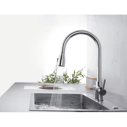 Змішувач кухонний Fabiano FKM 3122 Inox (8231.403.1151) - 2