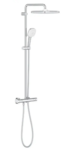 Душова система з термостатом Grohe Tempesta System 250 Cube (26689001) - 2