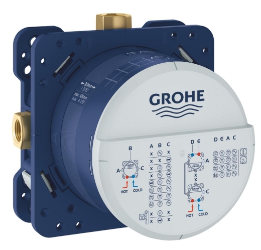 Набор для комплектации ванны и душа Grohe Grohtherm SmartControl с New Tempesta 250 (UA26415SC56) - 5