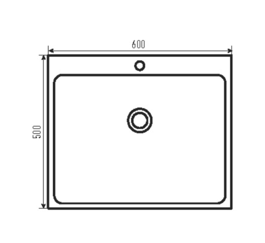 Мойка из нерж. стали ZERIX ZH6050-215 NANO-BLACK (3.0/0.8) (MX1586) - 2