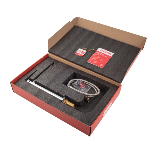 Смеситель для умывальника Koer KB-11028-01 высокий (KR5293) - 6
