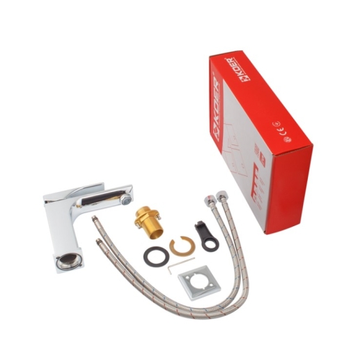 Смеситель для умывальника Koer KB-10010-01 (Цвет хром) (KR3478) - 6