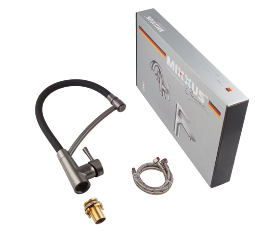 Змішувач для кухні Mixxus Premium ROSSI 017 GRAPHITE (MI6829) - 7