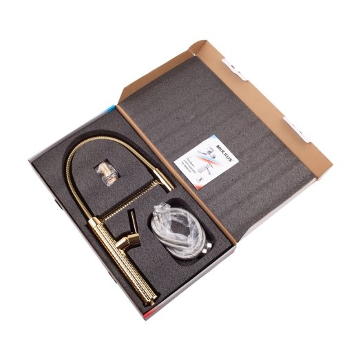Змішувач для кухні Mixxus Premium Spark 017 GOLD (MI6972) - 7