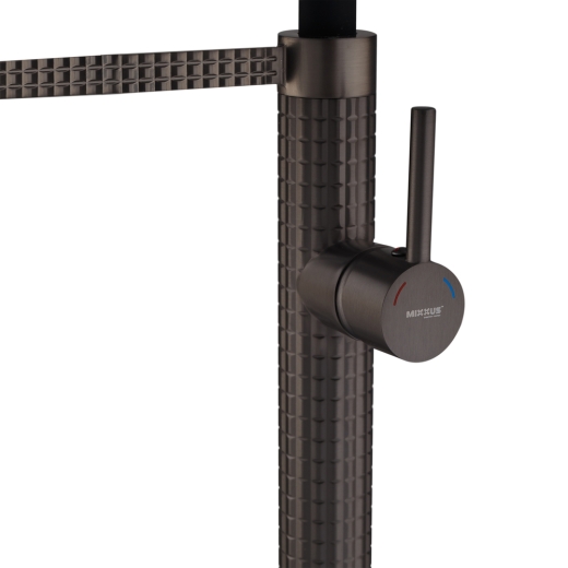 Змішувач для кухні Mixxus Premium Oliwer 017 GRAPHITE REFL.BLACK (MI6967) - 4