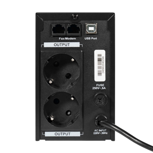 Джерело безперебійного живлення Kraft KRF-1200VA/720W(LED)LiFePO4 UPS (42-00166) - 4