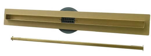 Трап для душа VBI FORT SLIM 70 BRUSHED GOLD VBI-060207BG - 5
