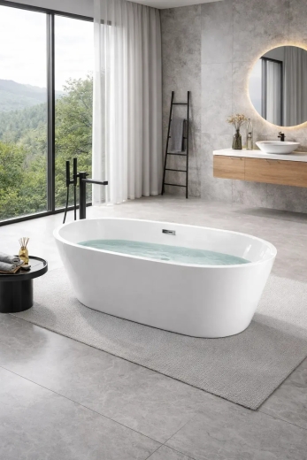 Ванна VBI ETNA 160 x 75 окремостояча VBI-070116 - 3