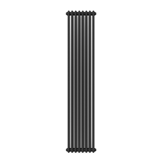 Вертикальний радіатор NAVIN Calidum 2-8 380х1800, anticor, чорний муар (02-254004-3818) - 2