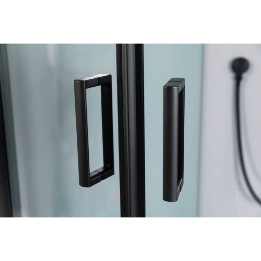 Душовий бокс Vivia Andi Black - HL 90х90х215 см мілкий піддон (А0058299) - 2
