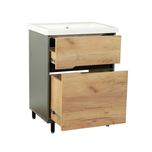 Тумба  Vivia Loft Ш2 (Eko) под умывальник CERS - 60 (А0059410) - 4